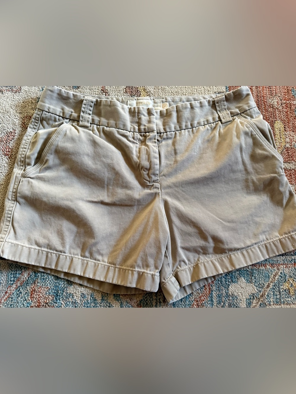 J. Crew Women's Khaki Cotton Chino Shorts - Light Tan